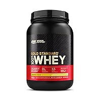 Gold Standard 100% Whey Protein Powder, Banana Cream, 2 Pound (Packaging May Vary)