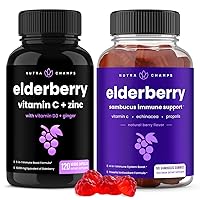NutraChamps Elderberry Capsules and Gummies Bundle