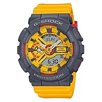 Casio Women's Watch G-Shock Analog Digital Gold Dial Resin Band