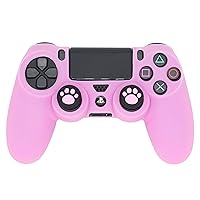 ROTOMOON PS4 Glitter Silicone Controller Skins with 8 Thumb Grips & L2 R2 Trigger Protector Sweat-Proof Anti-Slip Controller Cover Skin Protector Compatible with Playstation 4 Slim/Pro Controller… 