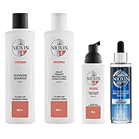 System Kit 4, Cleanse, Condition, and Treat the Scalp for Thicker and Stronger Hair, 3 Month Supply + Night Density Rescue, Overnight Leave-in Antioxidant Serum for Hair Density and Thickness