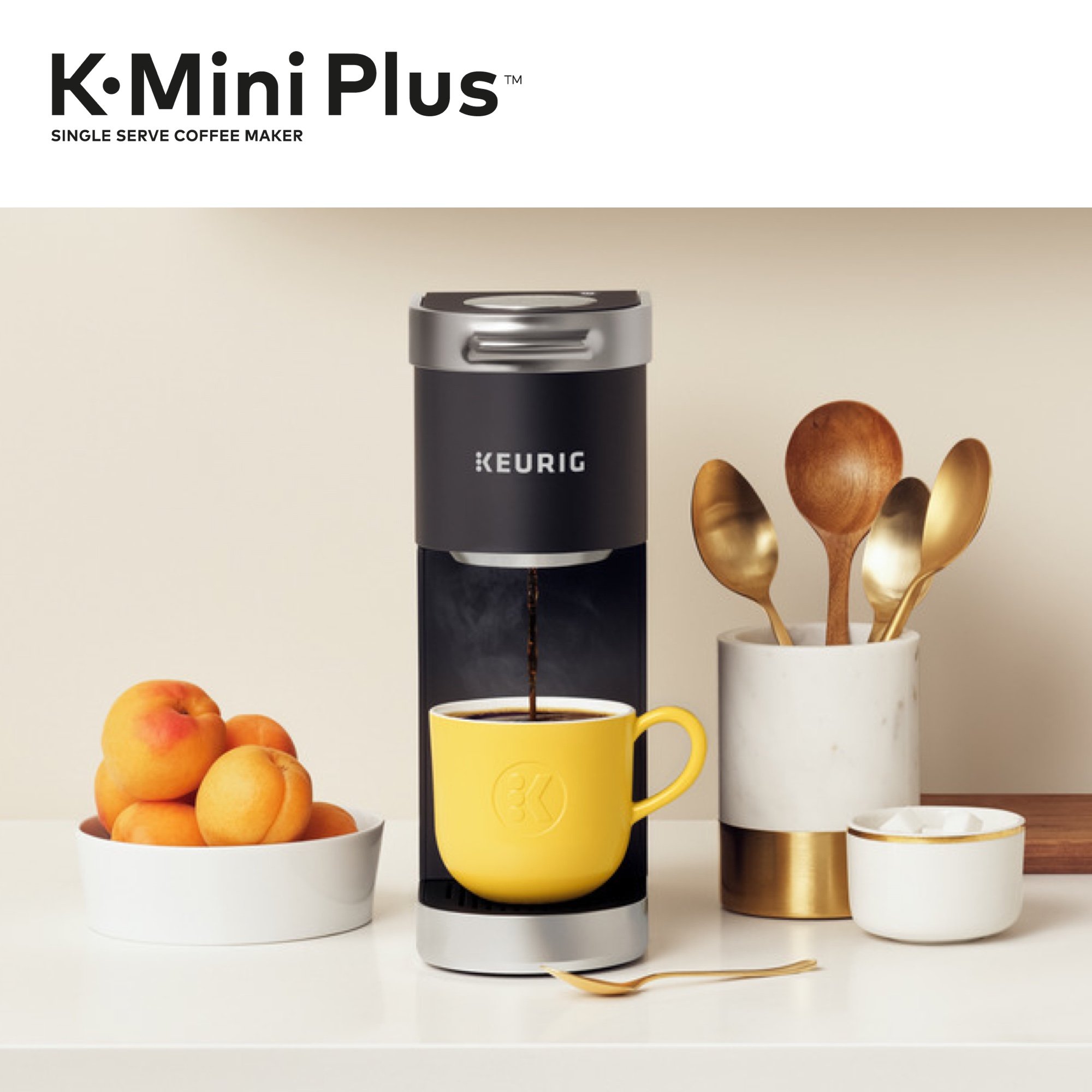 Keurig K-Mini Plus Single Serve K-Cup Pod Coffee Maker, Black