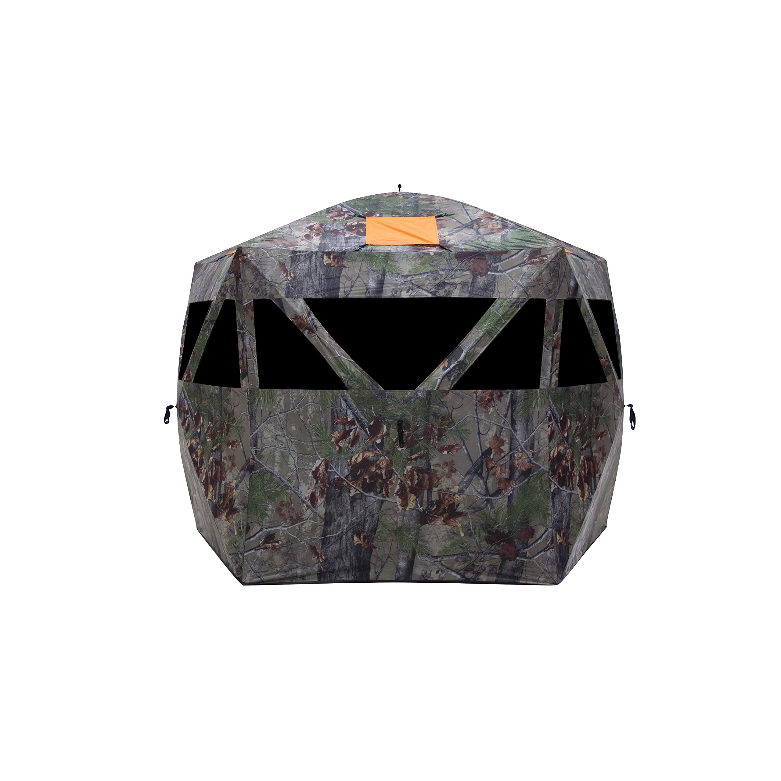 Barronett Blinds® Feather Five, Portable Hunting Blind, Huge Interior, Lightweight, 4-Person, Bloodtrail® Backwoods, 72” x 84” x 84”, FF500BW