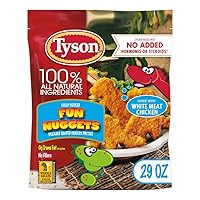 Tyson Fully Cooked Fun Dinosaur Chicken Nuggets, 29 oz (Frozen)