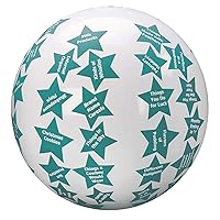 S&S Worldwide Toss 'n Talk-About Ball II. Beach Ball Style Ball, 24