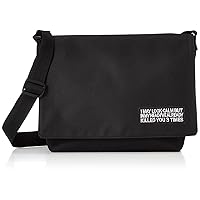 F-Style Sacoche & Messenger 28-Way Bag with English Letter Patch, Water Repellent, 2-Way Bag