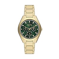 Armani Exchange A|X Women's Multifunction Gold-Tone Stainless Steel Watch (Model: AX5661)