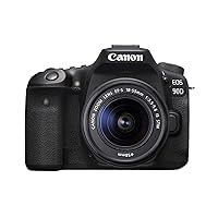 Canon 90D Digital SLR Camera with 18-55 is STM Lens (Renewed)