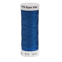 Sulky Of America 268d 40wt 2-Ply Rayon Thread, 250 yd, Bayou Blue