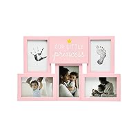 Kate & Milo Baby’s First Year Frame, Monthly Growth Baby Keepsake Frame, Gender-Neutral Baby Nursery Décor, Classic Wood Picture Frame