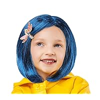 Rubie's Girl's Coraline Costume Wig, As Shown, One Size