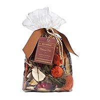 Aromatique Cinnamon Cider Scented Potpourri Bag 14oz - Decorative Home Fragrance Sachet Dried Flowers, Long Lasting Room Air Freshener Deodorizer Perfect Fall Decoration or Catchall Bowl Filler Decor