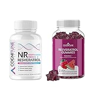 Healthy Aging Supplement Bundle - Nicotinamide Ribsoside Complex and Resveratrol Gummies - 5-in-1 Anti Aging Formula Plus Resveratrol Gummies