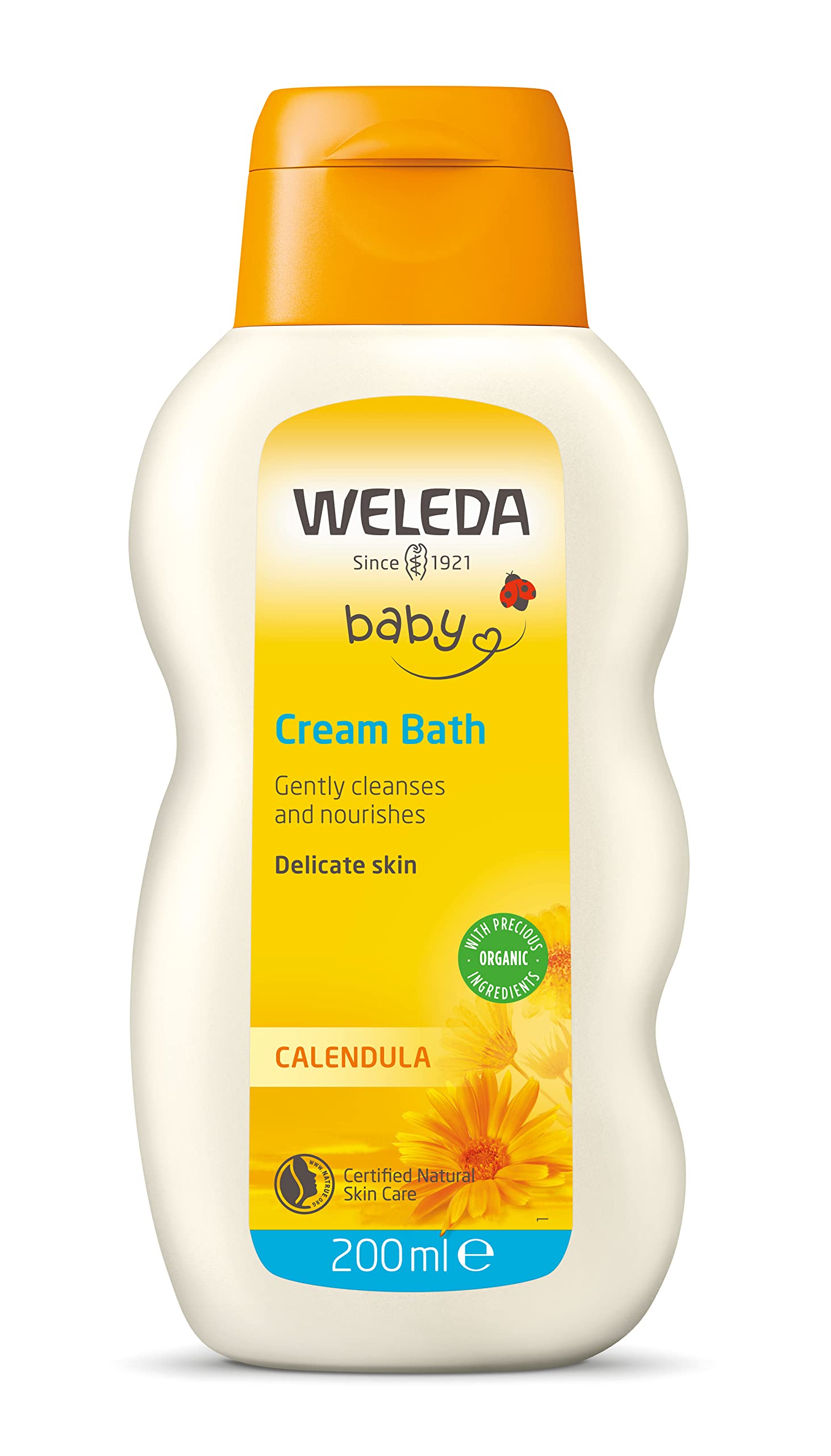 Weleda Calendula Baby Cream Bath, 6.8 Fl Oz
