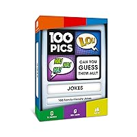 100 PICS Jokes Game | Kids Games | Card Games & Fun Travel Games | Toys & Games | Card Games for Adults and Kids | Family Games | Beach Games | Word Games | Kids Travel | Ages 6+