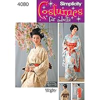 Simplicity 4080 - Women's Japanese Geisha Costume Sewing Pattern, Sizes 14-20