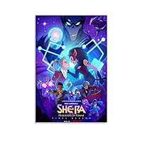 Anime Cartoon Poster Sheila And Princess of Power Home Decor Matte Poster Poster Decorative Painting Canvas Wall Posters And Art Picture Print Modern Family Bedroom Decor Posters 08x12inch(20x30cm)