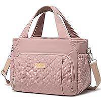 Artelaris Lunch Bag for Women,Insulated Lunch Bag for Work, Large Leakproof Cooler Purse with Side Pockets & Removable Shoulder Strap Women's for Beach Cute Lunch Bags