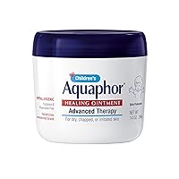 Aquaphor Children's Healing Ointment, Advanced Therapy Skin Protectant, Dry Skin Body Moisturizer, Multi-Purpose Healing Ointment for Kids, For Dry, Cracked Skin & Minor Cuts & Burns, 14 Oz Jar
