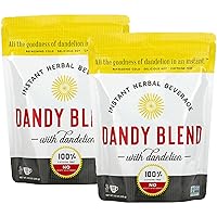 Two 100 Cup Bags of Dandy Blend Instant Herbal Beverage with Dandelion, Two 7.05 oz. Bags