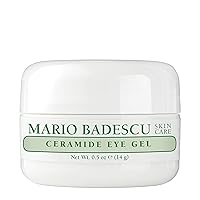 Ceramide Eye Gel for All Skin Types | Oil Free Eye Gel that Tightens and Smoothes | Formulated with Ceramides & Glycerin, 0.5 Ounce