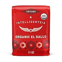 Coffee, Light Roast Ground Coffee - Organic El Gallo 11 Ounce Bag with Flavor Notes of Milk Chocolate, Honey and Cola