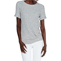 NIC+ZOE Women's Plus Size Moving Lines Top