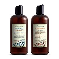 Hair Loss Therapy Shampoo & Conditioner | Hair Loss products for Thinning Hair | Hair Growth products for Men and Woman | Just Nutritive | 16 Oz