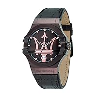 Maserati Men's R8851108011 Potenza Analog Display Analog Quartz Brown Watch