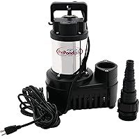 RapidFlo Submersible Outdoor Water Pump, Perfect for Ponds, Waterfalls, Streams, Hydroponics & Pondless Features, Easy Install, Energy Saving, Quiet, Powerful Flow, Asynchronous, 4000 GPH