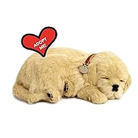 Perfect Petzzz - Original Petzzz Golden Retriever, Realistic, Lifelike Stuffed Interactive Pet Toy, Companion Pet with 100% Handcrafted Synthetic Fur