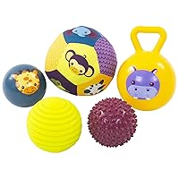 Infant Sensory Balls, 5 Pieces, Multi - Color