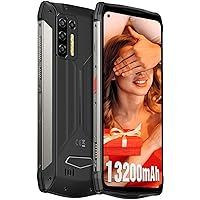 Ulefone Power Armor 13 Rugged Smartphone, 8GB + 128GB (Expandable up to 1TB), 13200mAh Battery + 15W, 48MP Quad Rear Camera, 6.8