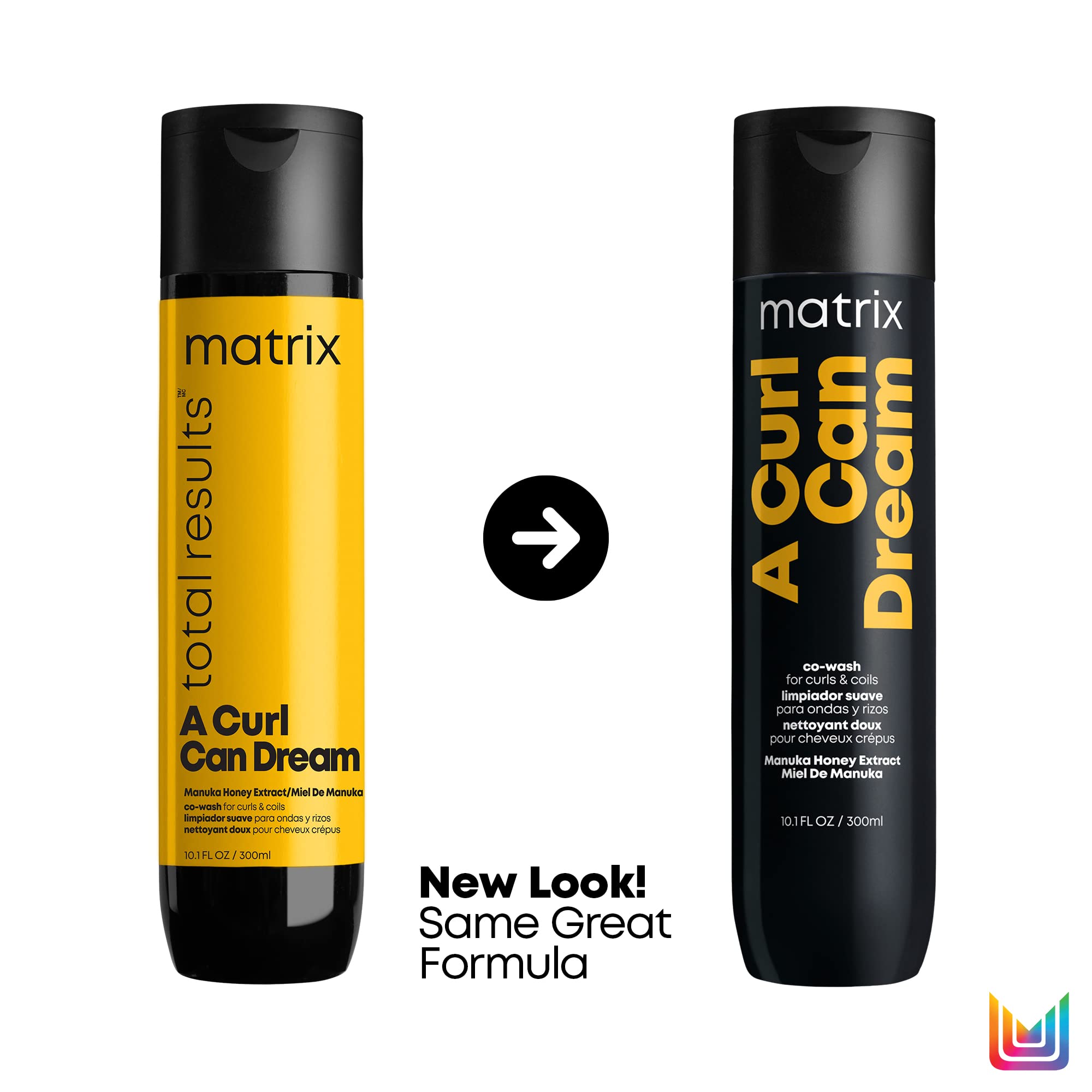 Matrix A Curl Can Dream Co-Wash Cleansing Conditioner and Rich Hair Mask Set | Revives Curls Between Washes | For Curly & Coily Hair | With Manuka Honey Extract | Packaging May Vary