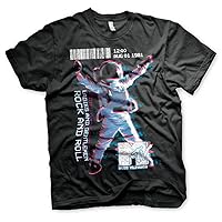 MTV Officially Licensed Moon Man Mens T-Shirt (Black)