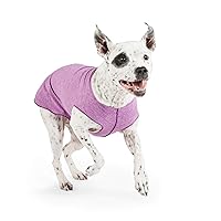 Sun Shield Dog Tee – T-Shirt for Canines – UV Protection, Pet Anxiety Relief, Wound Care – Protects Against Foxtails, Aids Alopecia - Machine Washable, All Season – Size 2 – Coral