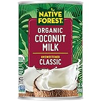 Native Forest Organic Unsweetened Coconut Milk – Canned Coconut Milk, Dairy Replacement, Non-GMO Project Verified, USDA Organic – Classic, 13.5 Fl Oz (Pack of 12)