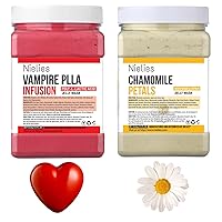 Vampire & Chamomile Patel Jelly Mask, Facial Skin Care- Peel-Off Jelly Mask Set, Jelly Mask For Facials, Face Mask For Instant Hydration, For Smoothing, Anti-Aging