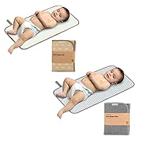 KeaBabies Portable Diaper Changing Pad - Waterproof Foldable Baby Changing Mat - Travel Diaper Change Mat - Lightweight Changing Pads for Baby - Baby Changer - Machine Washable