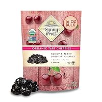 Organic Dried Tart Cherries (1 Bag) - 16oz Bulk Bag | Tangy & Zesty | NON-GMO, GLUTEN-FREE, VEGAN, HALAL & KOSHER