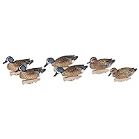 Flambeau Outdoors 8016SUV Storm Front 2 Blue-Winged Teal Decoys, Classic Floaters- 6-Pack
