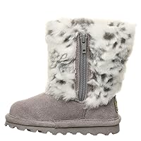 BEARPAW Callie Toddler Boot Multiple Colors | Toddler's Boot Classic Suede with Zipper | Comfortable Winter Boot