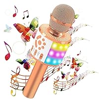 Kids Microphone for 3 4 5 6+ Year Old Boy Girl Birthday Gift,Karaoke Machine for Kids,Birthday Gifts for 3 4 5 6+ Year Old Girls Boys,Popular Christmas Toys for 3 4 5 6+ Year Old Boys Girls