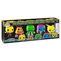 Funko Pop! Disney The Nightmare Before Christmas Jack Skellington 5-Pack Special Edition Multicolor Glow-in-The-Dark Vinyl Exclusive