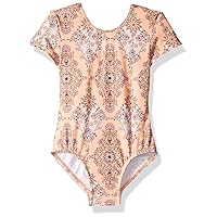 Seafolly Girls' Short Sleeve One Piece Swimsuit
