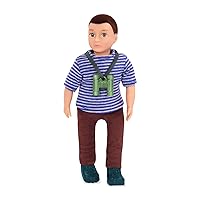 Lori – Mini Boy Doll – 6-inch Hiker Doll – Hiking Outfit & Accessories – Toys for Kids – 3 Years + – Sullivan