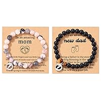 New Parents Gifts for Couples New Mom New Dad Bracelets