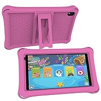 8 Inch Kids Tablet, Android 11 Toddler Tablet, 32GB ROM+2GB RAM, Quad-core Processor, 1280x800 IPS HD Eye-Care Touchscreen, 8MP Camera Tablets PC with Silicone Case