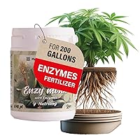 Plant Enzymes Fertilizer - Powder- Enzy Monk - Root Rot Treatment and Recharge Plant Nutrient. 8 OZ Powder - 200 Gallons of Water