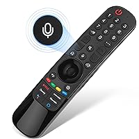 MR22GA Universal for LG Magic Remote Control with Pointer and Voice Function, Replacement for LG UHD OLED QNED NanoCell 4K 8K Smart TV, with Netflix, Prime Video, Disney Plus, LG-Channels Button